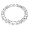 Millenia-halsband med stora kristaller, åttkantig slipning, vita, rodiumpläterade Millenia-halsband med stora kristaller, åttkantig slipning, vita, rodiumpläterade