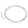 Millenia-halsband med åttkantig slipning, vitt, rodiumpläterat Millenia-halsband med åttkantig slipning, vitt, rodiumpläterat