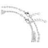 Millenia lagerhalsband med blandade slipningar, vitt, rodiumpläterat Millenia lagerhalsband med blandade slipningar, vitt, rodiumpläterat