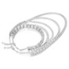 Millenia lagerhalsband med blandade slipningar, vitt, rodiumpläterat Millenia lagerhalsband med blandade slipningar, vitt, rodiumpläterat