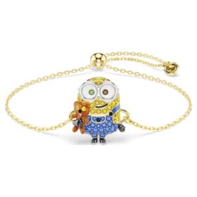 Minions Bob-armband Pavé, mångfärgat, guldpläterat Minions Bob-armband Pavé, mångfärgat, guldpläterat