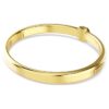 Numina-armband, rund slipning, vitt, guldpläterat Numina-armband, rund slipning, vitt, guldpläterat
