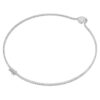 Octagon-halsband med laboratorieframställda diamanter, totalt 12,86 karat, oktagonform, 18K vitguld
