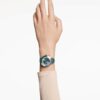 Octea Chrono-klocka, tillverkad i Schweiz, läderarmband, grönt, roséguldfärgad yta Octea Chrono-klocka, tillverkad i Schweiz, läderarmband, grönt, roséguldfärgad yta
