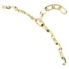 Oktagonhalsband med laboratorieframställda diamanter, 12,56 ct totalt, blandade former, 18K gult guld