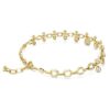 Oktagonhalsband med laboratorieframställda diamanter, 18,39 karat totalt, blandade former, 18K gult guld