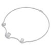 Oktagonhalsband med laboratorieframställda diamanter, 19,90 karat totalt, oktagonform, 18K vitguld