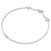 Oktagonhalsband med laboratorieframställda diamanter, 19,90 karat totalt, oktagonform, 18K vitguld