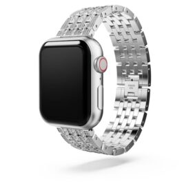Princess-armband för Apple Watch® 40 mm och 41 mm, silverfärgat, rostfritt stål