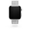 Princess-armband för Apple Watch® 40 mm och 41 mm, silverfärgat, rostfritt stål