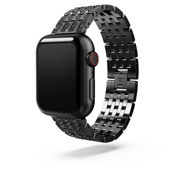 Princess-armband för Apple Watch® 40 mm och 41 mm, svart, svart ytbehandling Princess-armband för Apple Watch® 40 mm och 41 mm, svart, svart ytbehandling