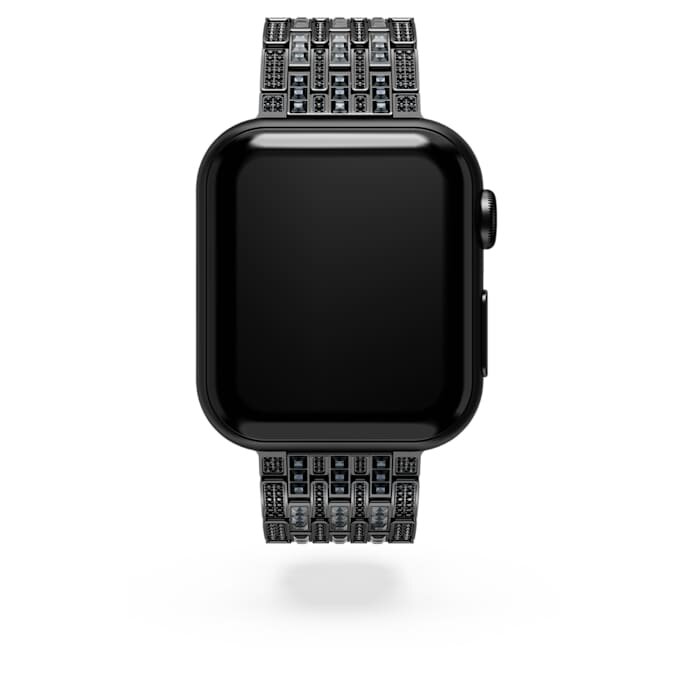 Princess-armband för Apple Watch® 40 mm och 41 mm, svart, svart ytbehandling Princess-armband för Apple Watch® 40 mm och 41 mm, svart, svart ytbehandling