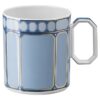 Signum-mugg med lock, porslin, blå