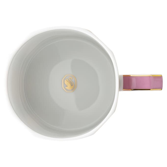 Signum-mugg med lock, porslin, rosa Signum-mugg med lock, porslin, rosa