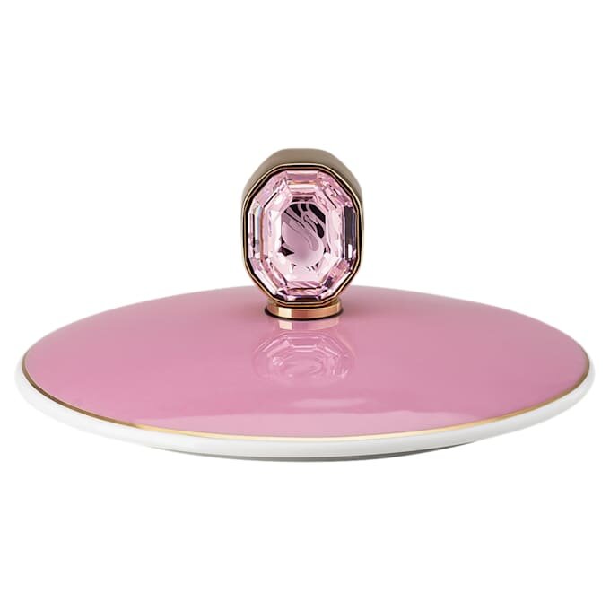 Signum-mugg med lock, porslin, rosa Signum-mugg med lock, porslin, rosa