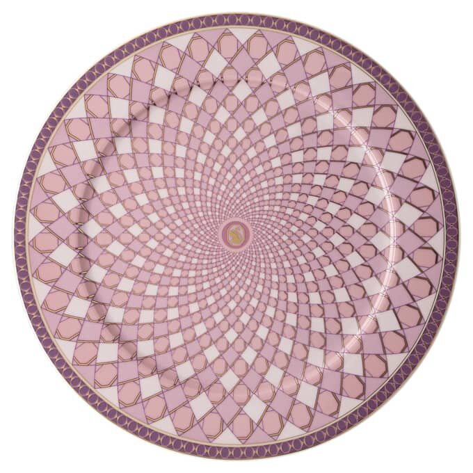Signum serveringsfat i porslin, stort, rosa Signum serveringsfat i porslin, stort, rosa