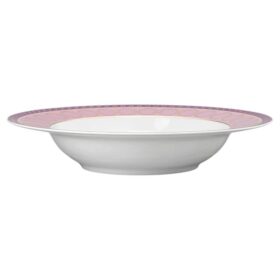 Signum sopptallrik i porslin, rosa