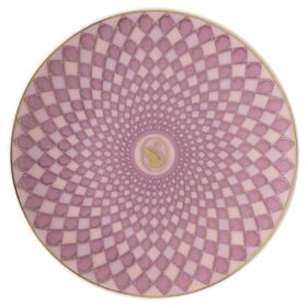 Signum-tallrik i porslin, liten, rosa