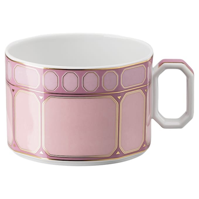 Signum tekopp med fat, porslin, rosa Signum tekopp med fat, porslin, rosa