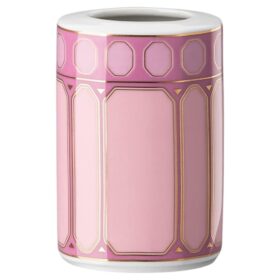 Signum-vas i porslin, liten, rosa