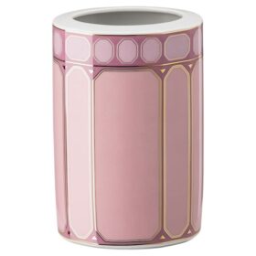 Signum-vas i porslin, medium, rosa