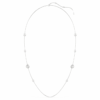 Snake Strandage Crystal Pearl, blandade slipningar, Ormens år, vit, rodierad