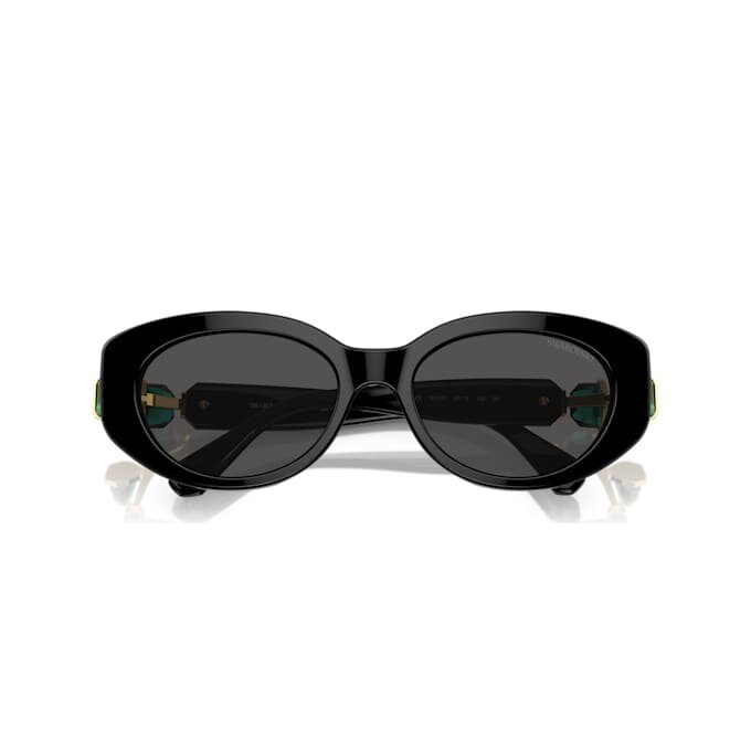 Solglasögon i Cat-Eye-form, Sk6002, svarta Solglasögon i Cat-Eye-form, Sk6002, svarta
