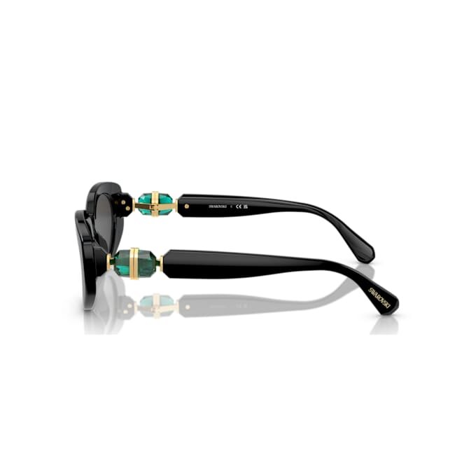 Solglasögon i Cat-Eye-form, Sk6002, svarta Solglasögon i Cat-Eye-form, Sk6002, svarta