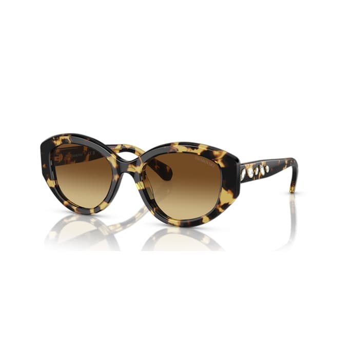 Solglasögon i Cat-Eye-form, Sk6008, bruna Solglasögon i Cat-Eye-form, Sk6008, bruna