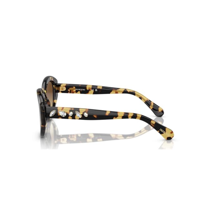 Solglasögon i Cat-Eye-form, Sk6008, bruna Solglasögon i Cat-Eye-form, Sk6008, bruna