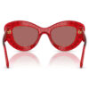 Solglasögon i Cat-Eye-form, Sk6060, röda Solglasögon i Cat-Eye-form, Sk6060, röda