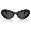 Solglasögon i Cat-Eye-form, Sk6061U, svarta Solglasögon i Cat-Eye-form, Sk6061U, svarta