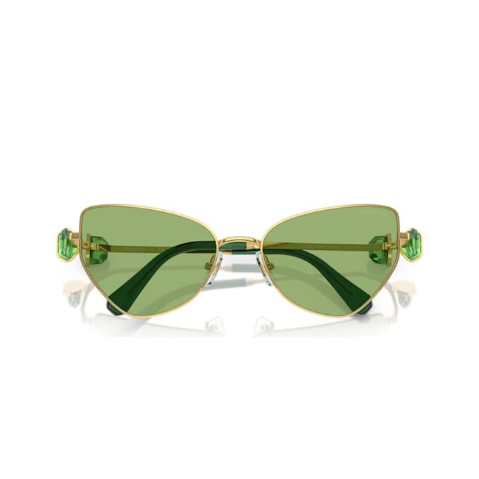 Solglasögon i Cat-Eye-form, Sk7003, gröna Solglasögon i Cat-Eye-form, Sk7003, gröna
