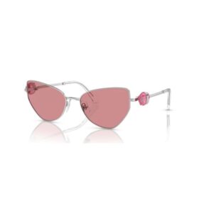 Solglasögon i Cat-Eye-form, Sk7003, rosa