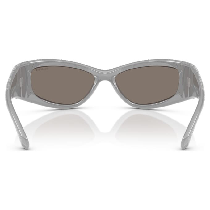Solglasögon i maskform, Sk6027, silverfärgad Solglasögon i maskform, Sk6027, silverfärgad
