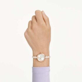 Sublima armbandsur, tillverkat i Schweiz, metallarmband, roséguldfärgat, ytbehandling i roséguldton