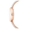 Sublima armbandsur, tillverkat i Schweiz, metallarmband, roséguldfärgat, ytbehandling i roséguldton