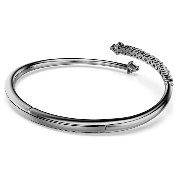 Sublima armring, vit, ruteniumpläterad Sublima armring, vit, ruteniumpläterad