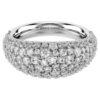 Sublima-ring, vit, rodiumpläterad Sublima-ring, vit, rodiumpläterad