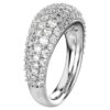 Sublima-ring, vit, rodiumpläterad Sublima-ring, vit, rodiumpläterad