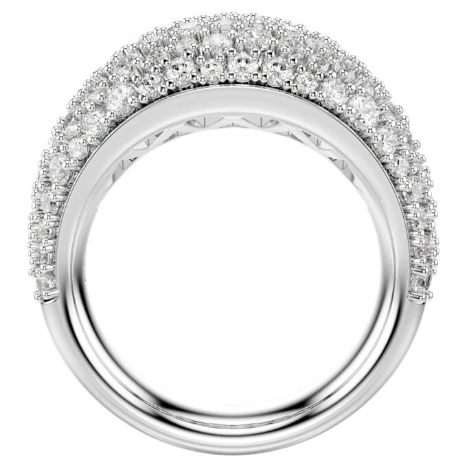 Sublima-ring, vit, rodiumpläterad Sublima-ring, vit, rodiumpläterad