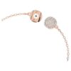 Svanarmband Svan, rosa, roséguldpläterat