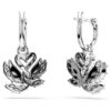 Swan Drop-örhängen, svan, svart, blandad metallfinish Swan Drop-örhängen, svan, svart, blandad metallfinish