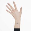 Symbolica-armband Evil Eye, blått, guldpläterat