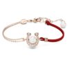 Symbolica-armband med kristallpärla, pavé, hästsko, vitt, roséguldpläterat