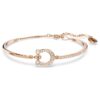 Symbolica armring med pavé, hästsko, vit, roséguldpläterad Symbolica armring med pavé, hästsko, vit, roséguldpläterad