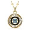 Symbolica-hänge Evil Eye, medium, flerfärgat, guldpläterat