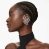 The Vienna Collection Ear Cuff Swan, vit, ruteniumpläterad The Vienna Collection Ear Cuff Swan, vit, ruteniumpläterad