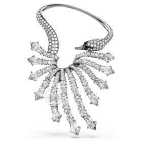 The Vienna Collection Ear Cuff Swan, vit, ruteniumpläterad The Vienna Collection Ear Cuff Swan, vit, ruteniumpläterad