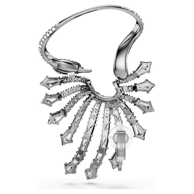 The Vienna Collection Ear Cuff Swan, vit, ruteniumpläterad The Vienna Collection Ear Cuff Swan, vit, ruteniumpläterad